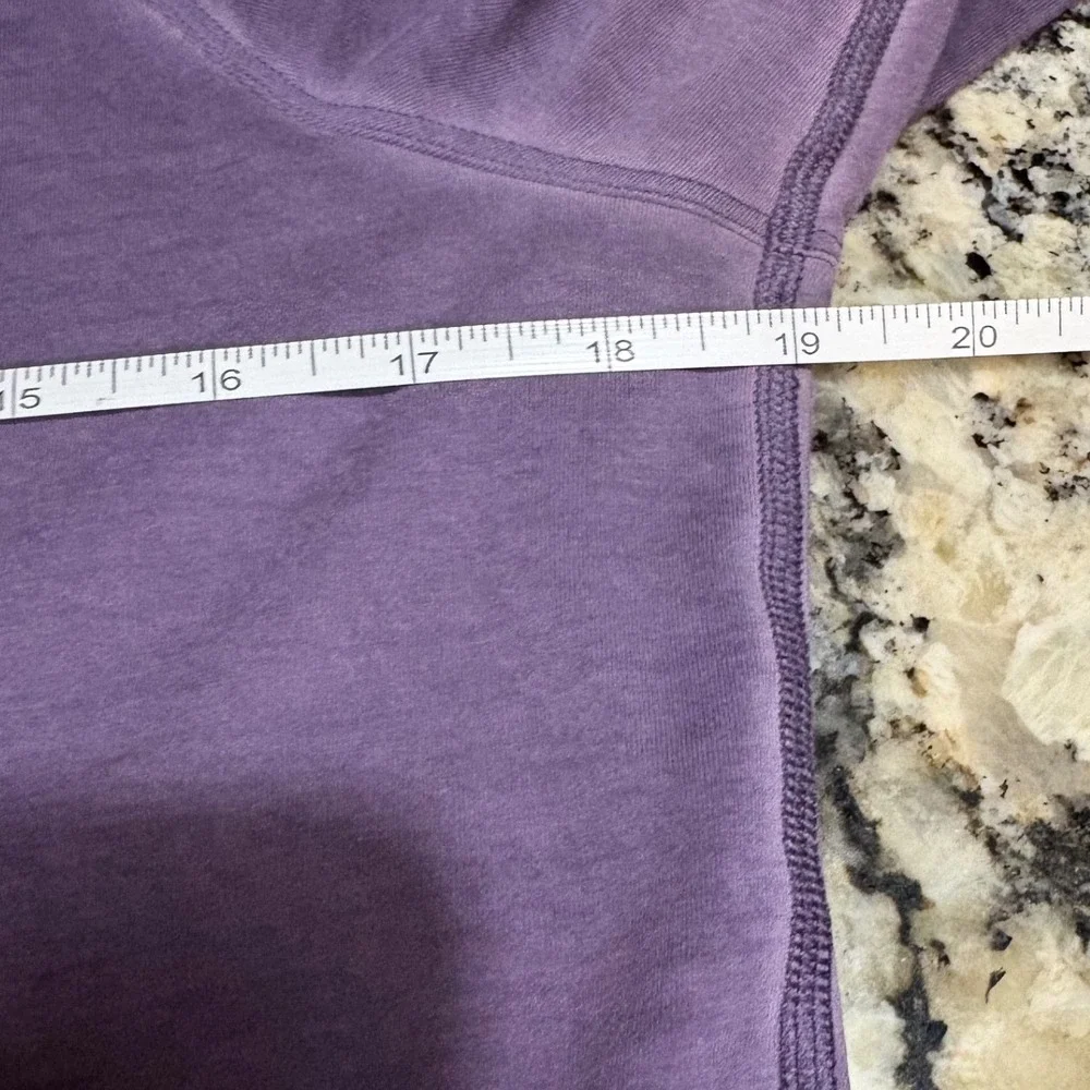 Lululemon Emerald Long Sleeve *Fade Washed Purple Ink Size 8 - Picture 8 of 9